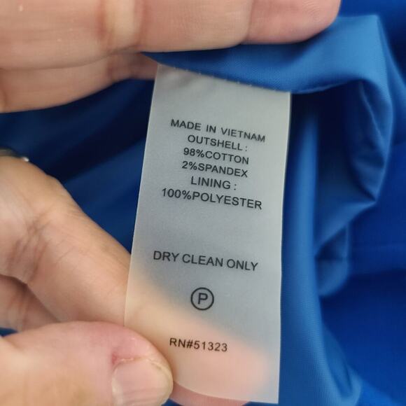 Vince Camuto NWT Cobalt Blue Blazer Size 14 - Picture 11 of 13